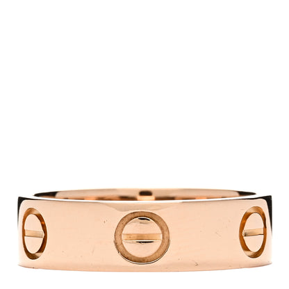 Cartier 18K Pink Gold 5.5mm LOVE Ring 53 6.5 2 of 4