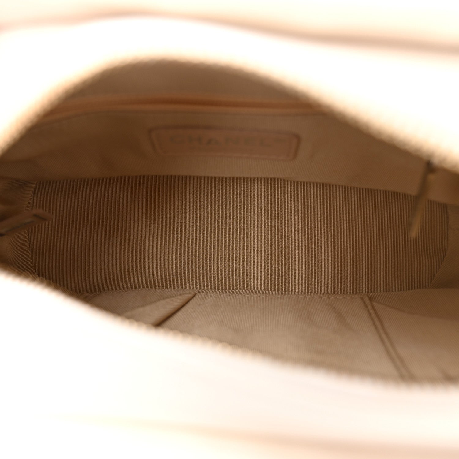 Chanel Rattan Calfskin Small Gabrielle Hobo Beige Ivory 5 of 10