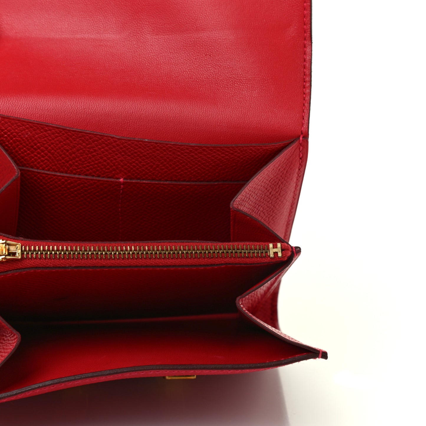Epsom Constance Short Wallet Rouge Casaque