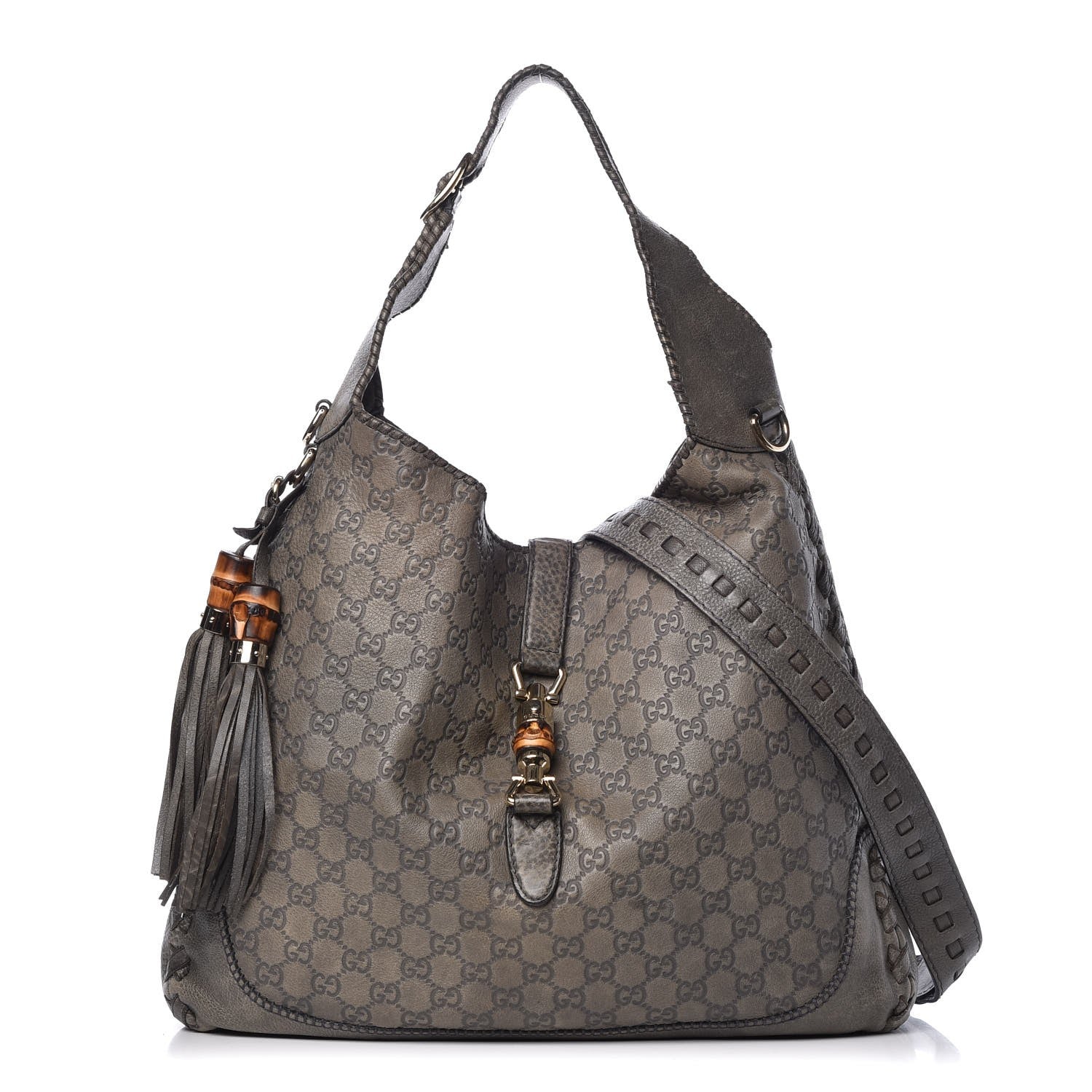 Gucci Guccissima Large New Jackie Shoulder Bag 1 of 14
