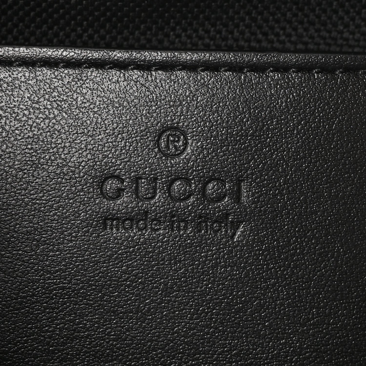 Gucci Calfskin Matelasse Monochrome Small GG Marmont Chain Shoulder Bag Black 6 of 9
