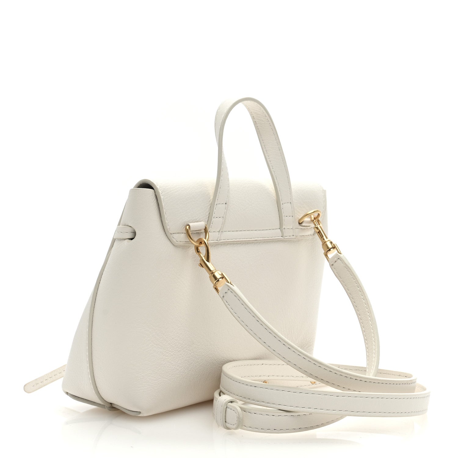 Mansur Gavriel Calfskin Mini Lady Bag White 3 of 11