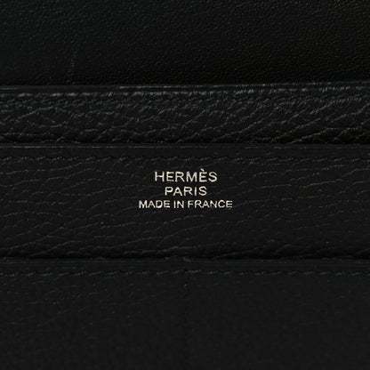 Hermes Togo Dogon Duo Wallet Black 6 of 8