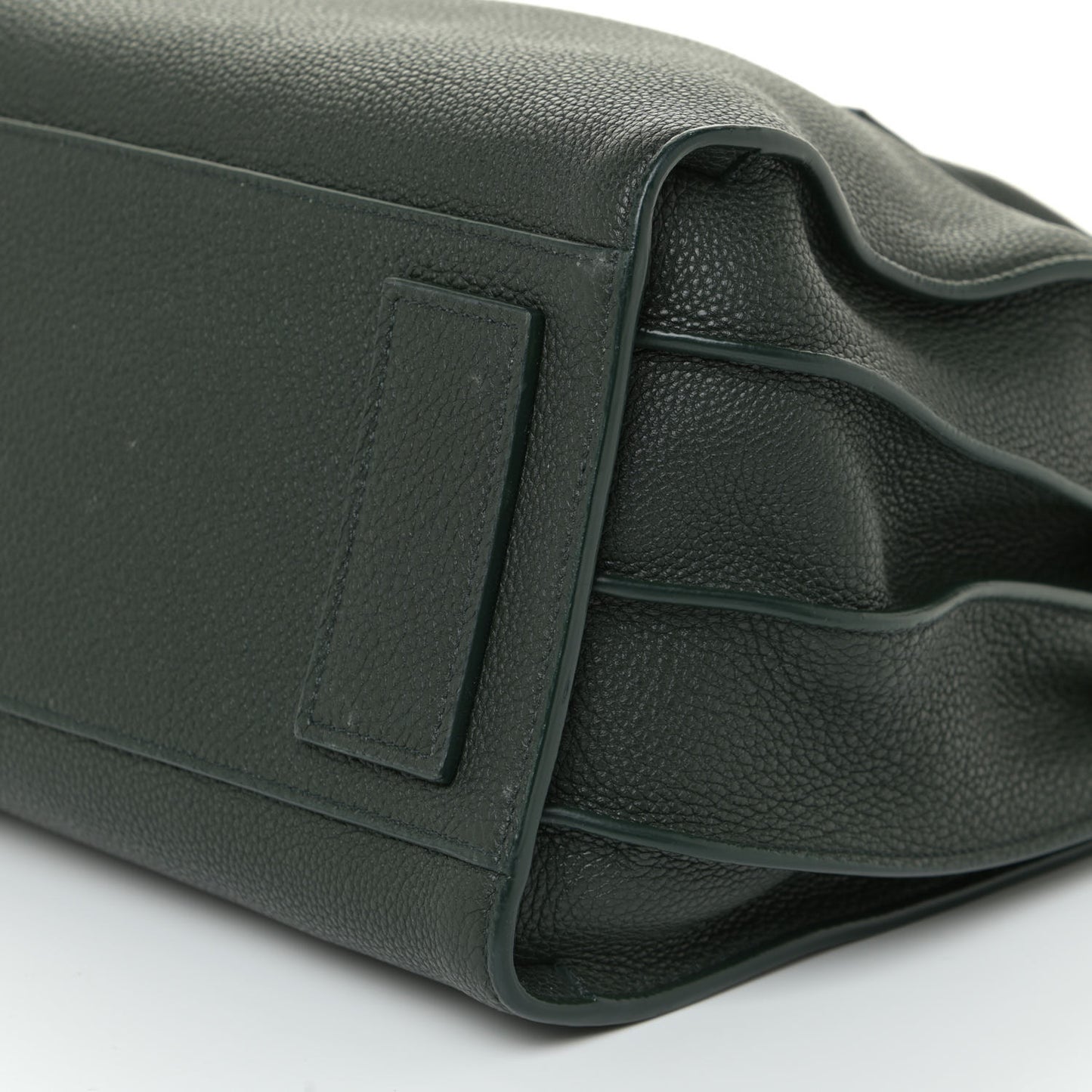 Grained Calfskin Small Supple Sac De Jour Dark Vert