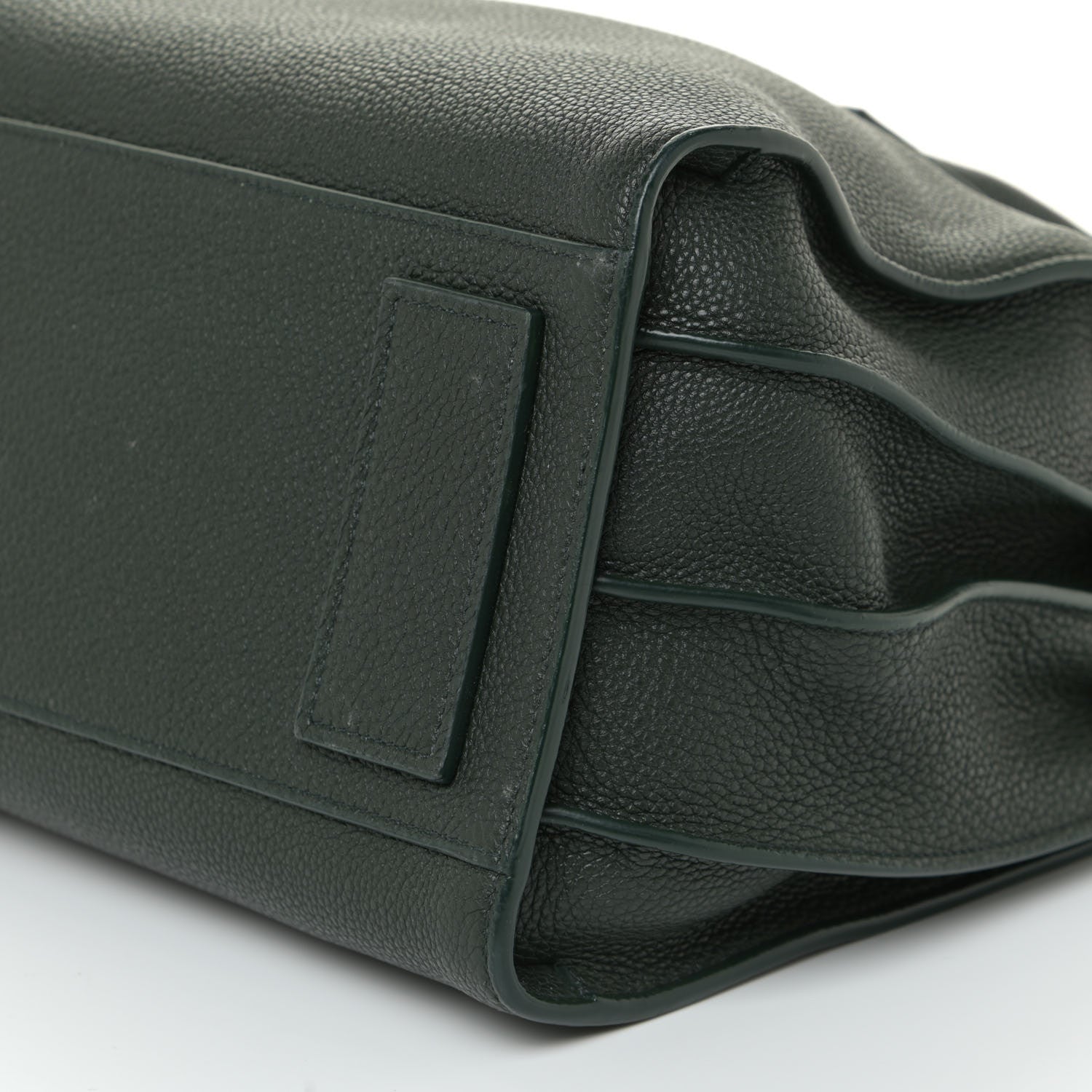 Saint Laurent Grained Calfskin Small Supple Sac De Jour Dark Vert 9 of 16