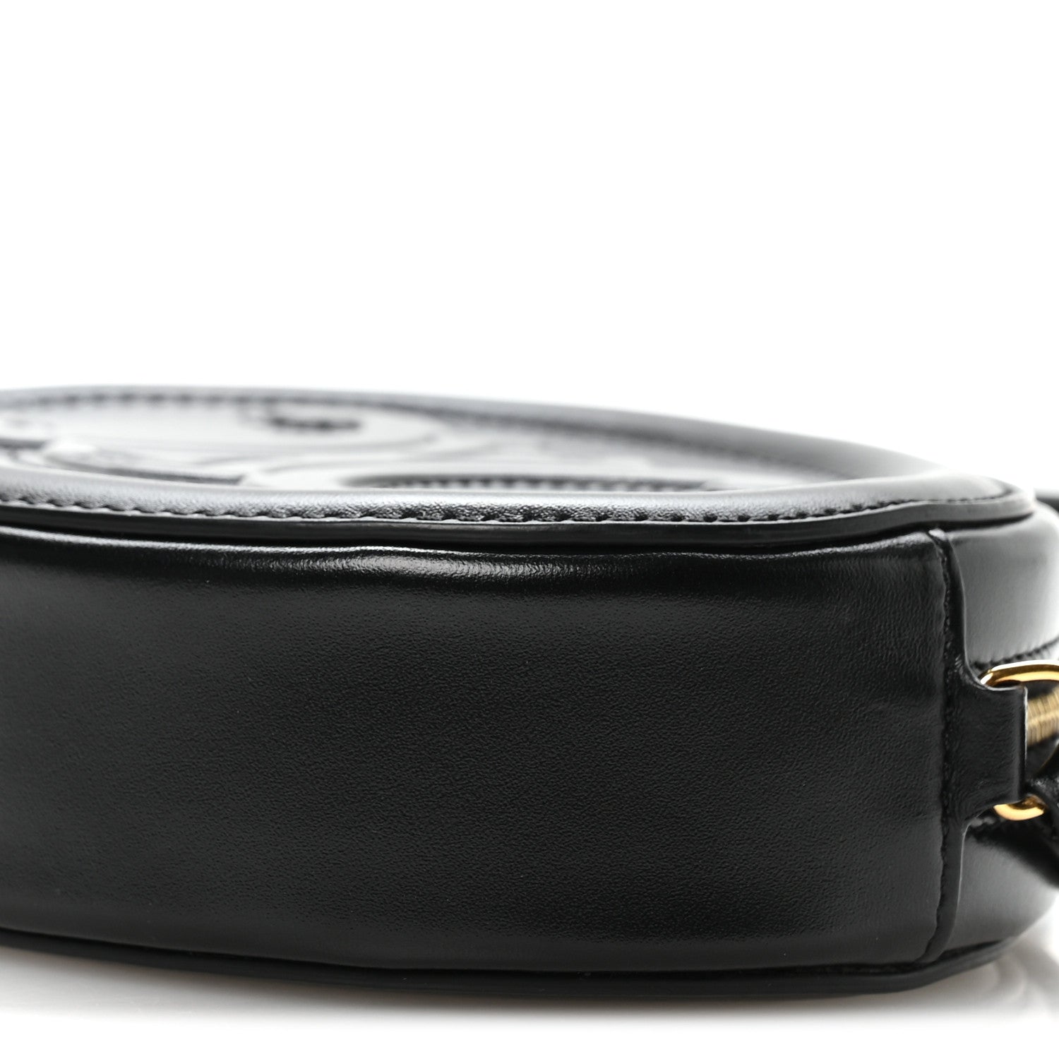 Celine Smooth Calfskin Cuir Small Triomphe Oval Crossbody Purse