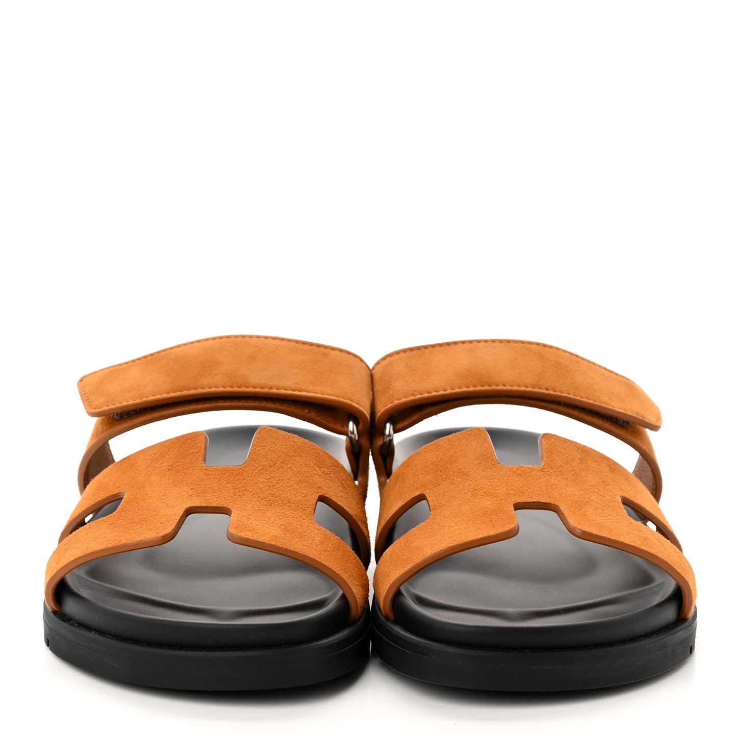 Suede Goatskin Womens Chypre Sandals 35.5 Naturel