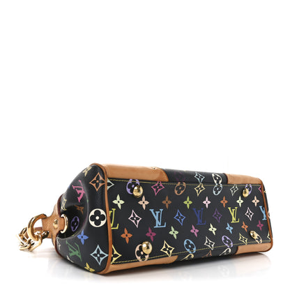 Louis Vuitton Monogram Multicolor Beverly MM Black 4 of 10