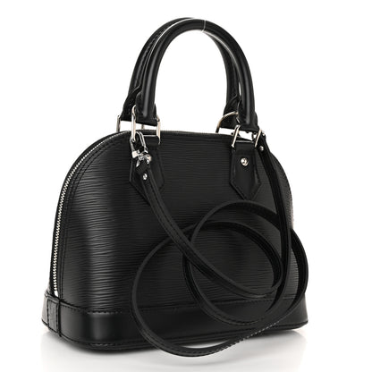 Louis Vuitton Epi Alma BB Black 3 of 9