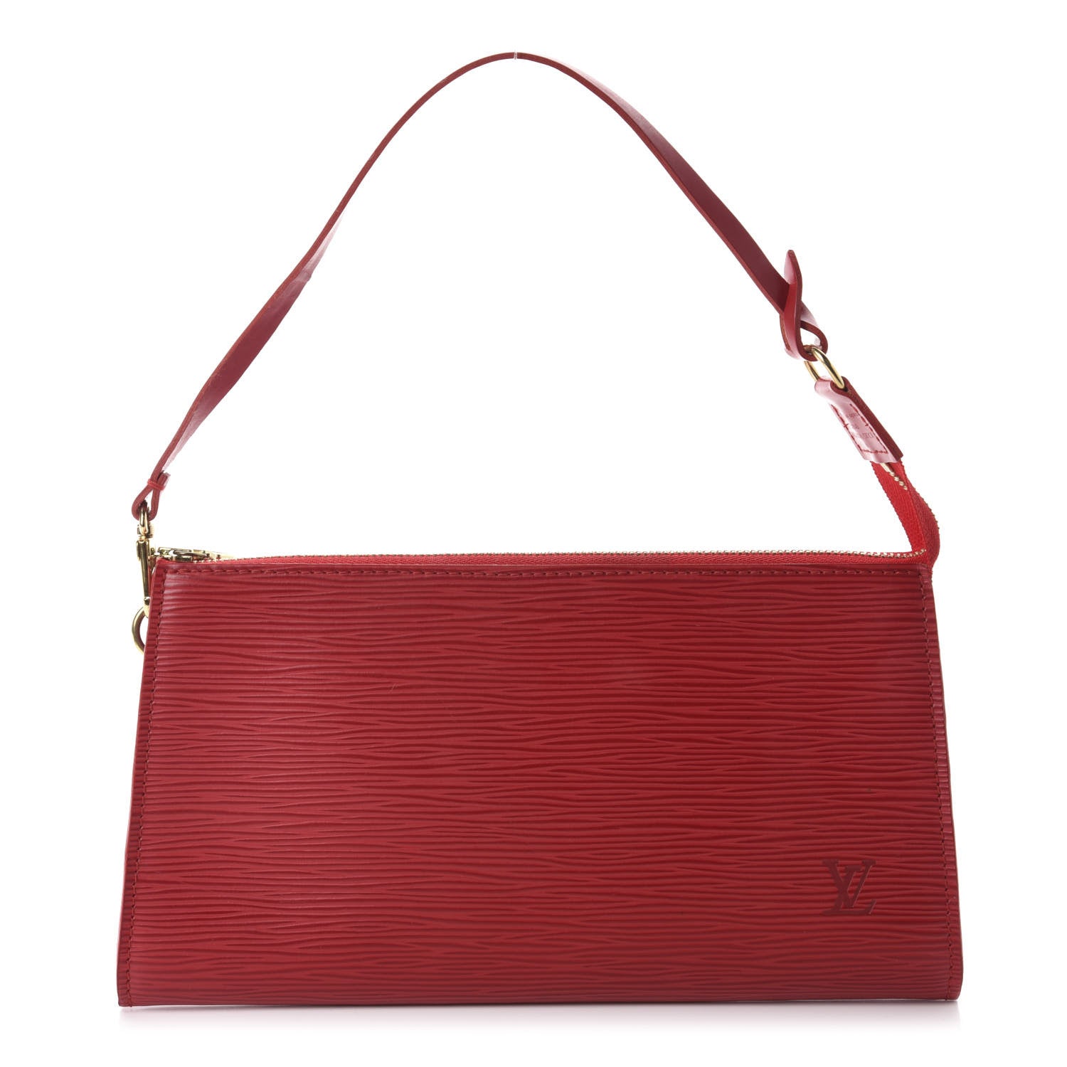 Louis Vuitton Epi Pochette Accessories 24 Rouge 1 of 11