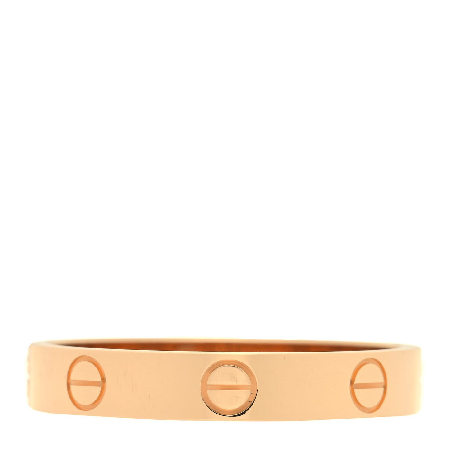 18K Yellow Gold 3.5mm LOVE Wedding Band Ring 59 8.75