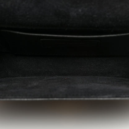 Saint Laurent Patent Small Classic Monogram Kate Tassel Satchel Black 5 of 9