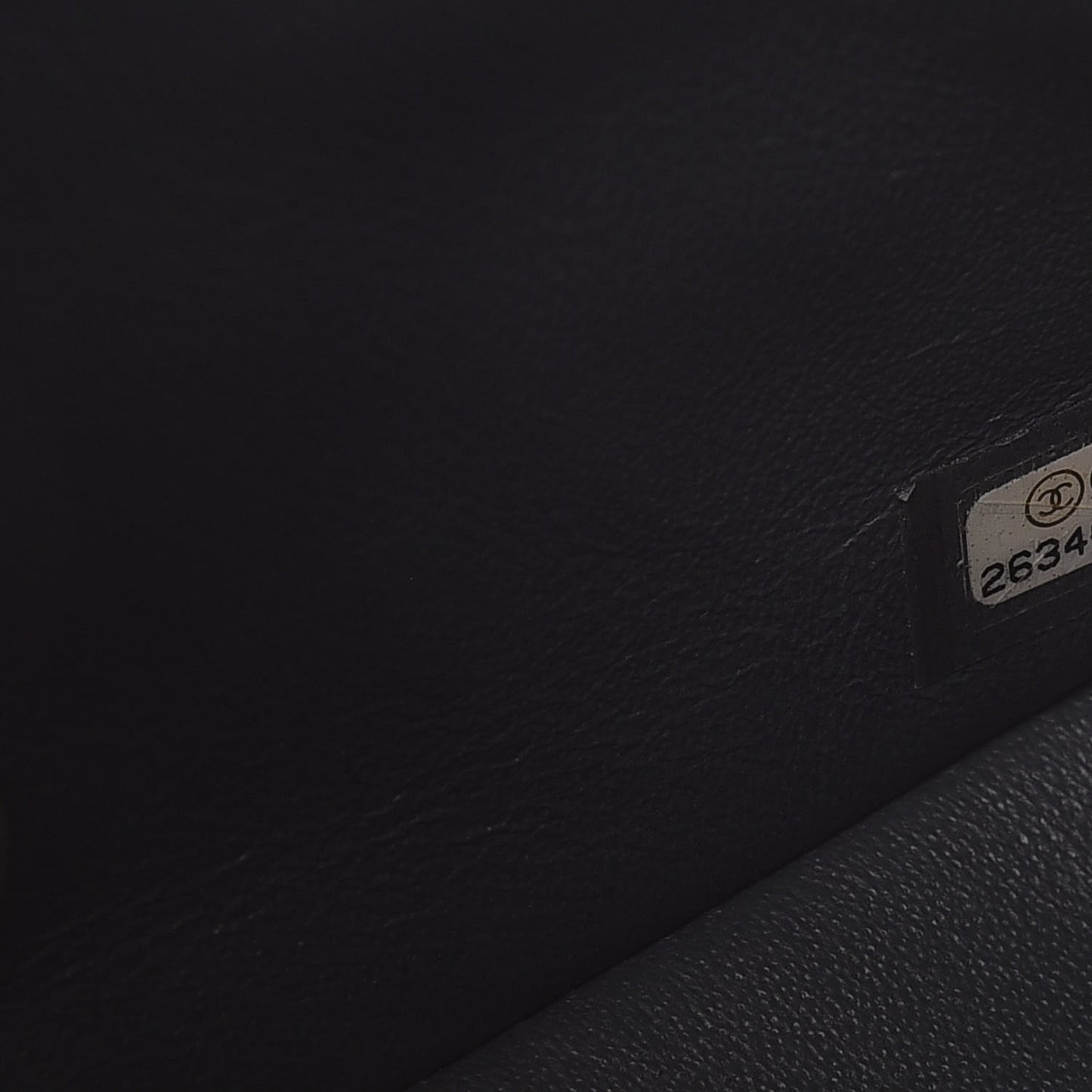 Caviar Quilted Mini Rectangular Flap Dark Grey