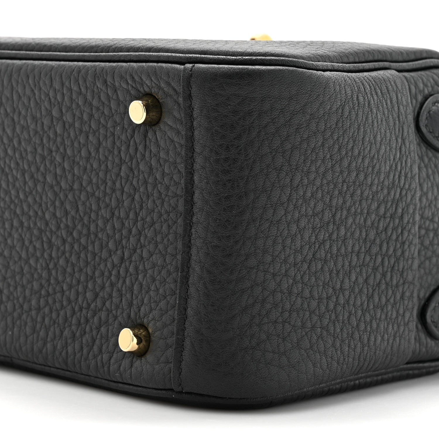 Hermes Taurillon Clemence Mini Lindy 20 Black 9 of 11