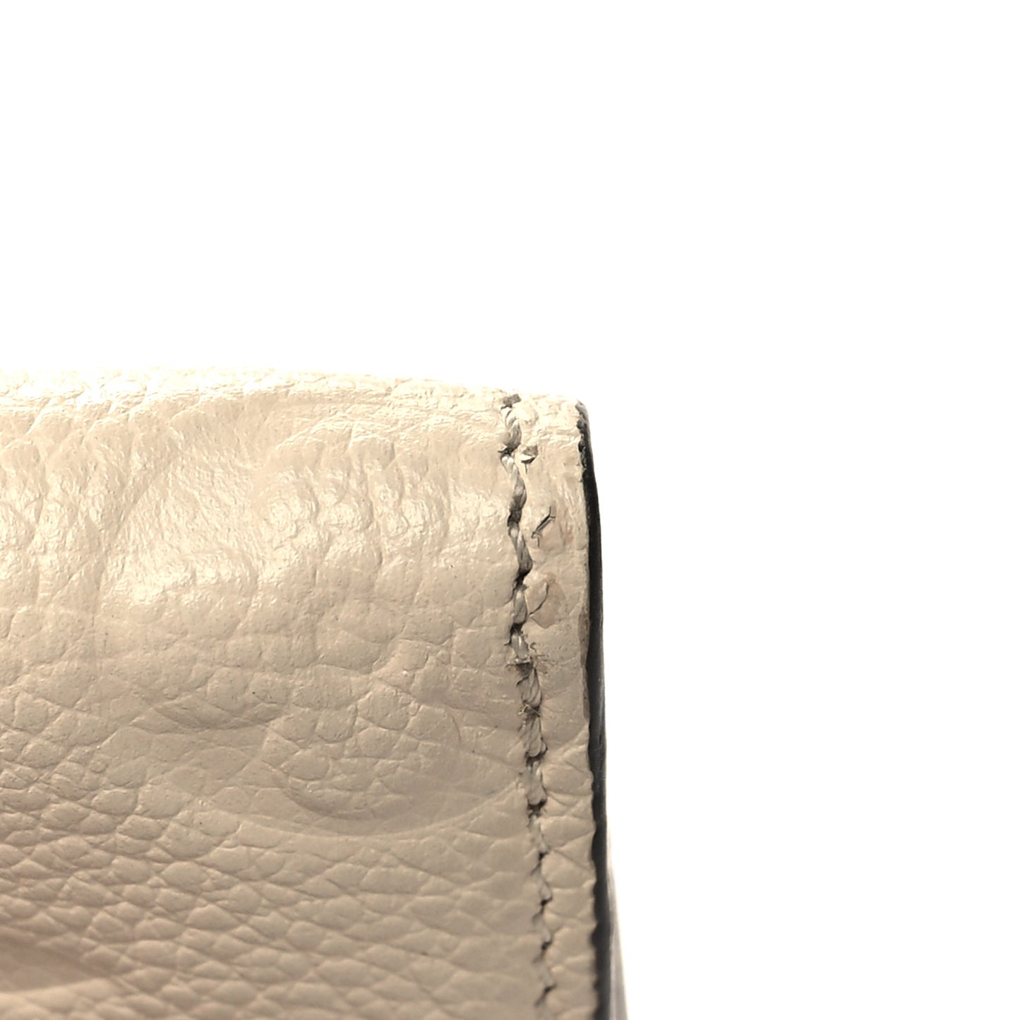 Snakeskin Empreinte Zoe Wallet Creme