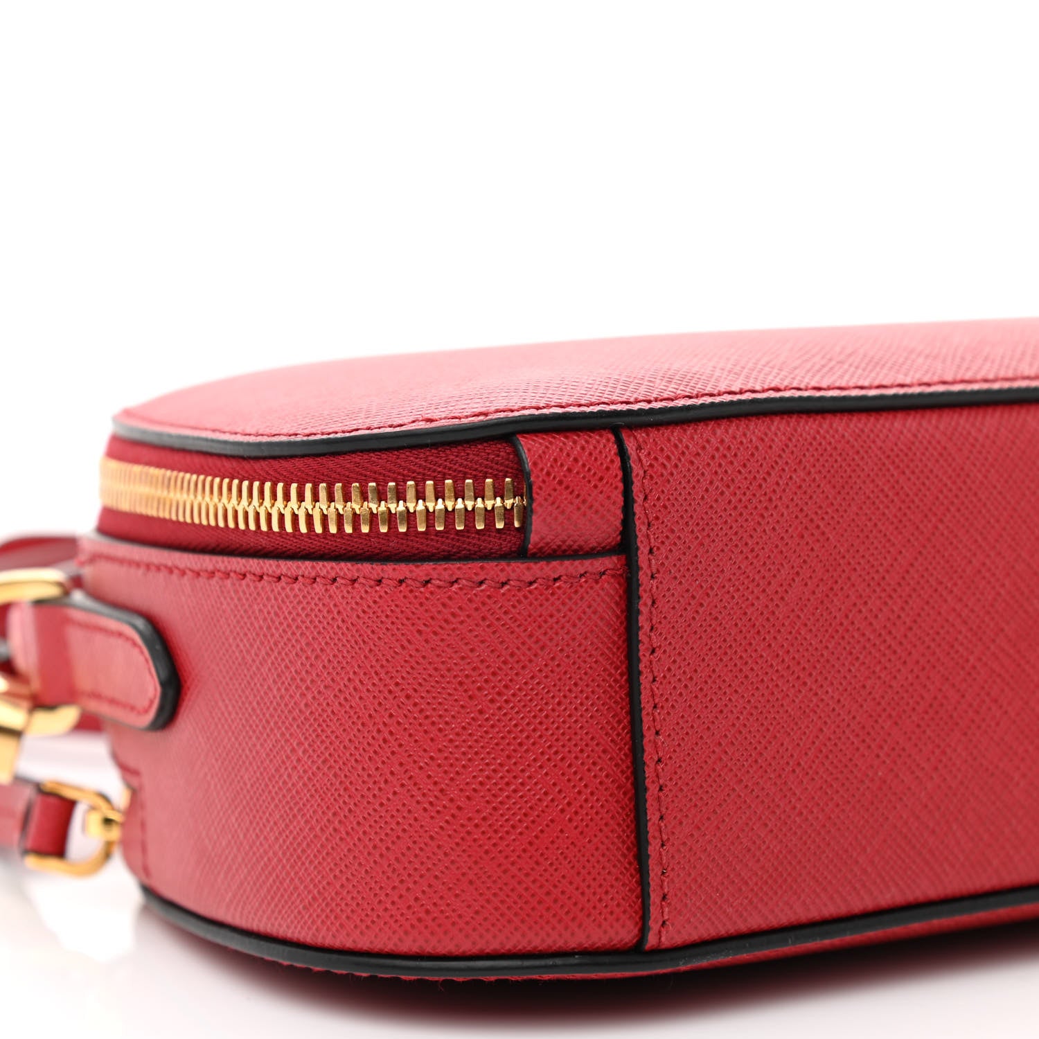 Prada Saffiano Lux Odette Crossbody Fuoco 10 of 11