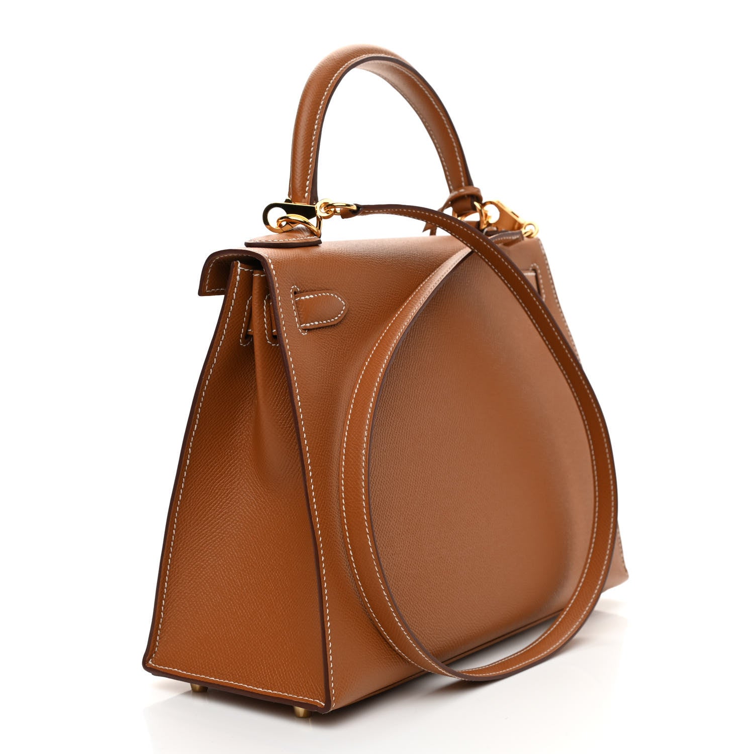 Hermes Epsom Kelly Sellier 28 Gold 3 of 9