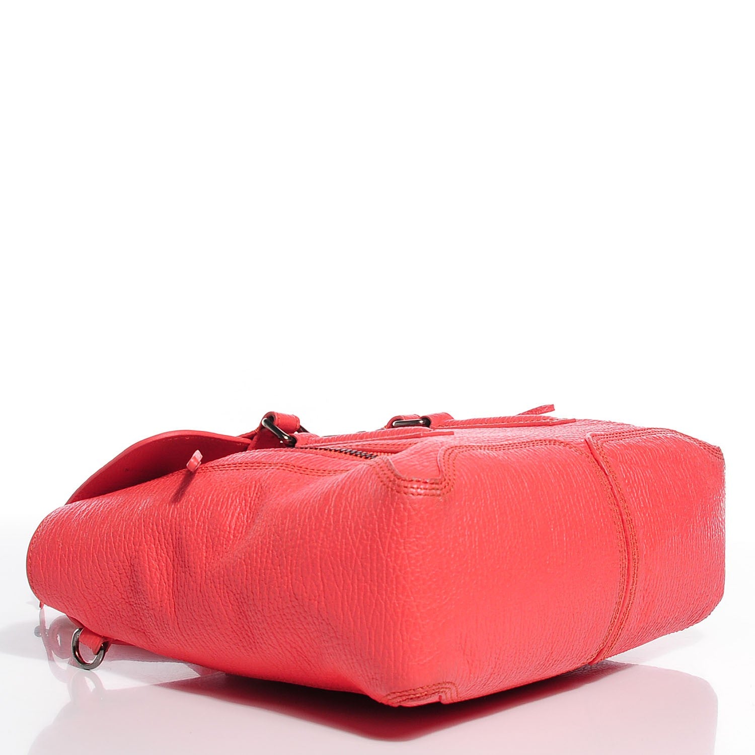 3.1 Phillip Lim 3.1 Textured Calfskin Medium Pashli Satchel Coral 4 of 12