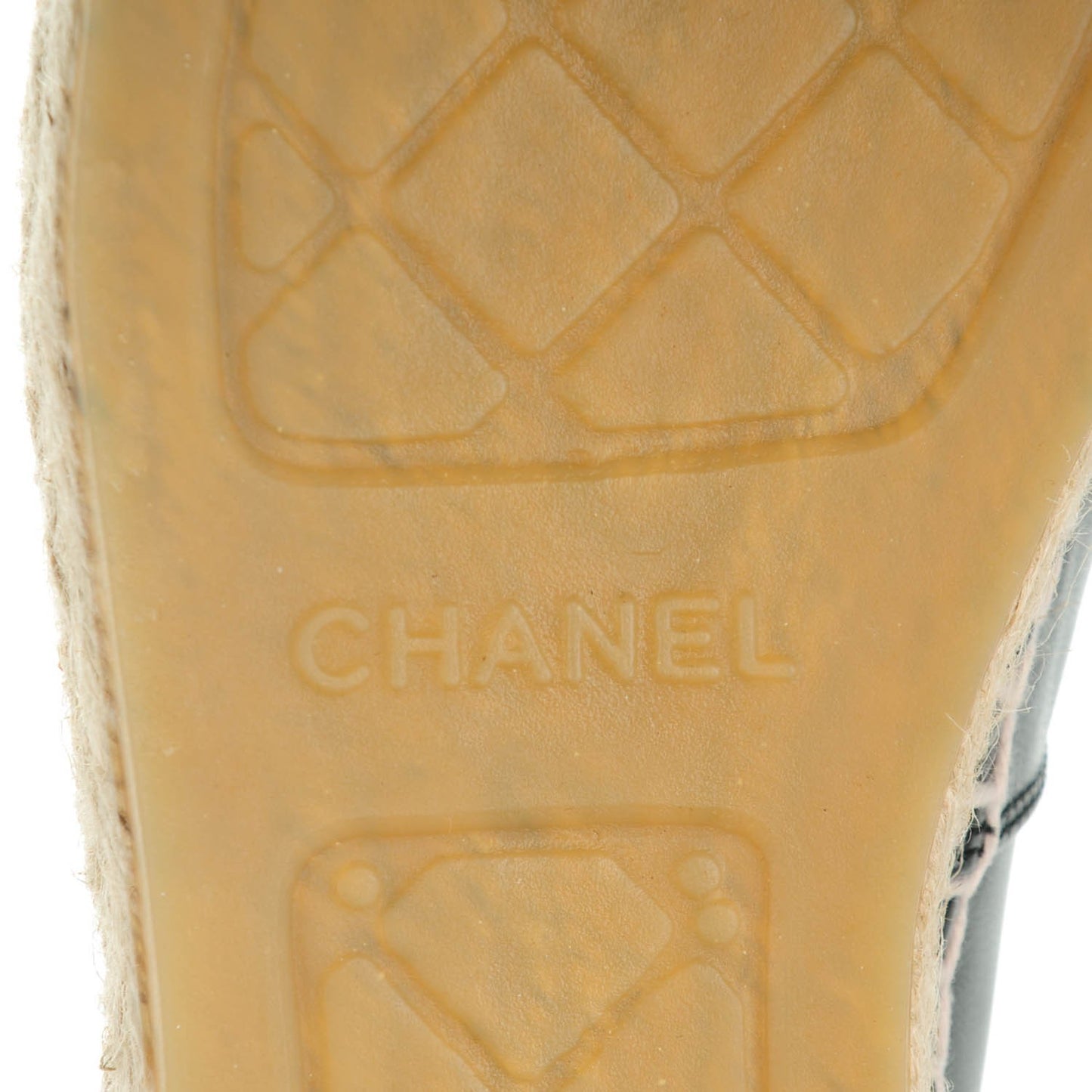 Lambskin CC Espadrilles 40 Black