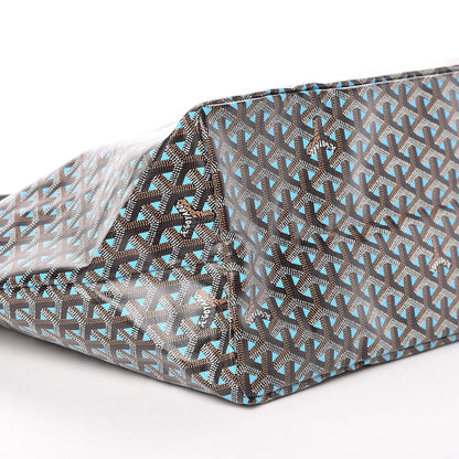 Goyard Goyardine Saint Louis Claire Voie GM Black Blue 8 of 9