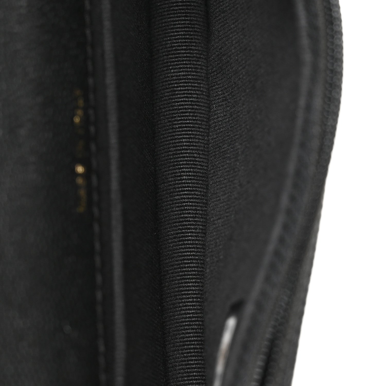 Chanel Caviar Quilted Pocket Twins Clutch With Chain  Black 4 of 11