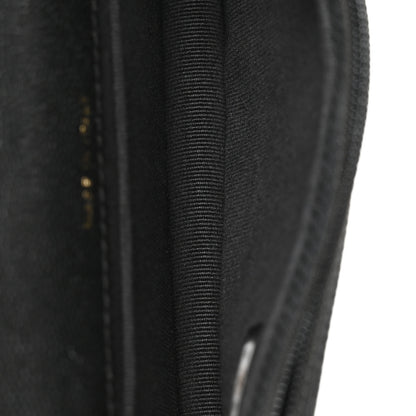 Chanel Caviar Quilted Pocket Twins Clutch With Chain  Black 4 of 11