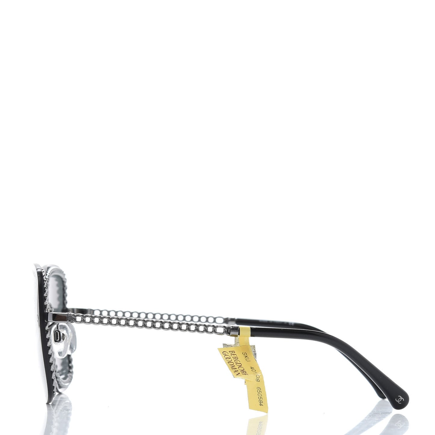 Chain Square Sunglasses 4244 Black