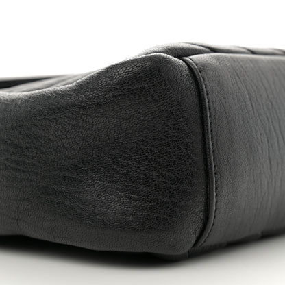 Saint Laurent Sheepskin Matelasse Chevron Monogram Large College Satchel Black 9 of 11