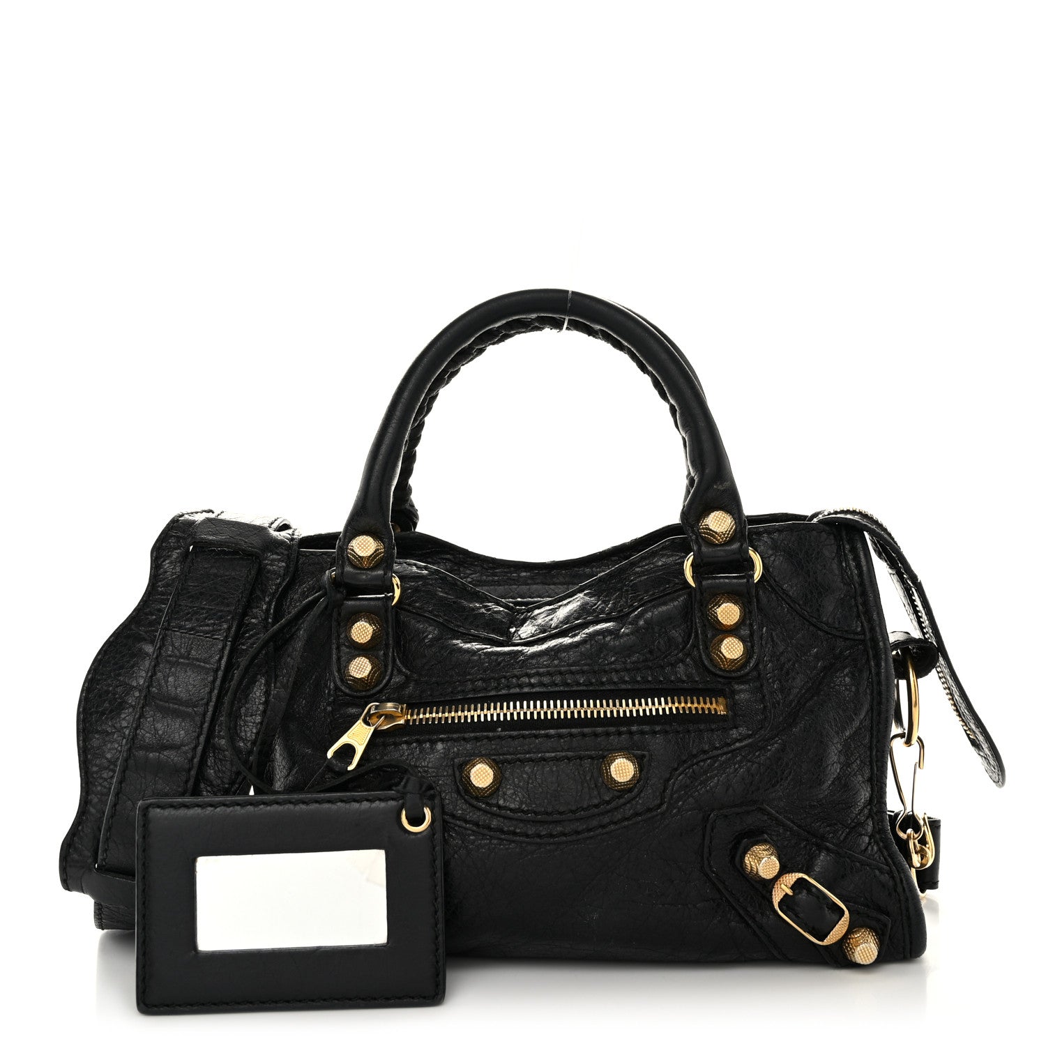 Balenciaga Agneau Giant 12 Gold Hardware Mini City Black 3 of 13