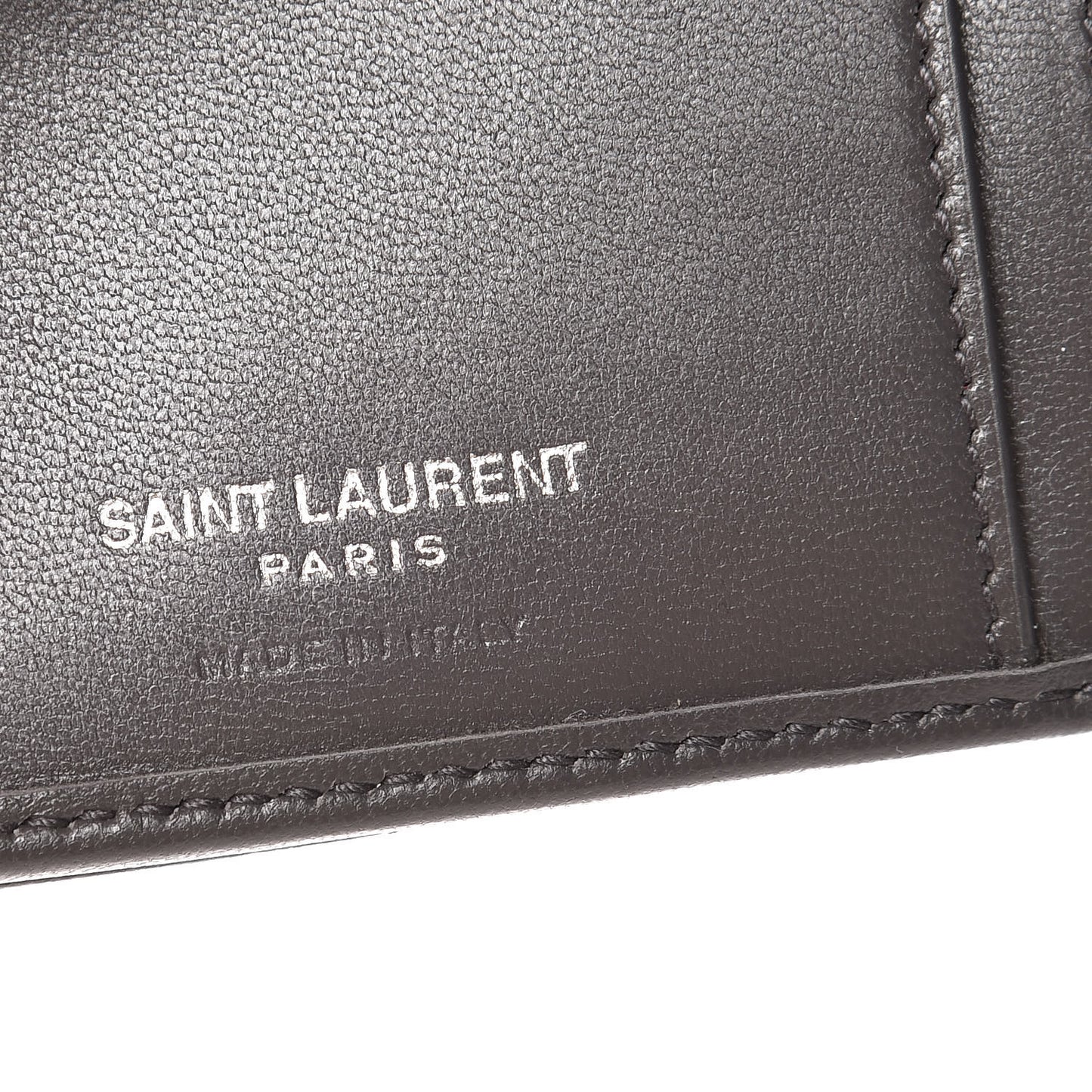 Lambskin Y Quilted Monogram Compact Loulou Wallet Asphalt
