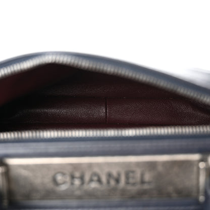 Chanel Lambskin Quilted Medium Trendy CC Bowling Bag Navy 5 of 12