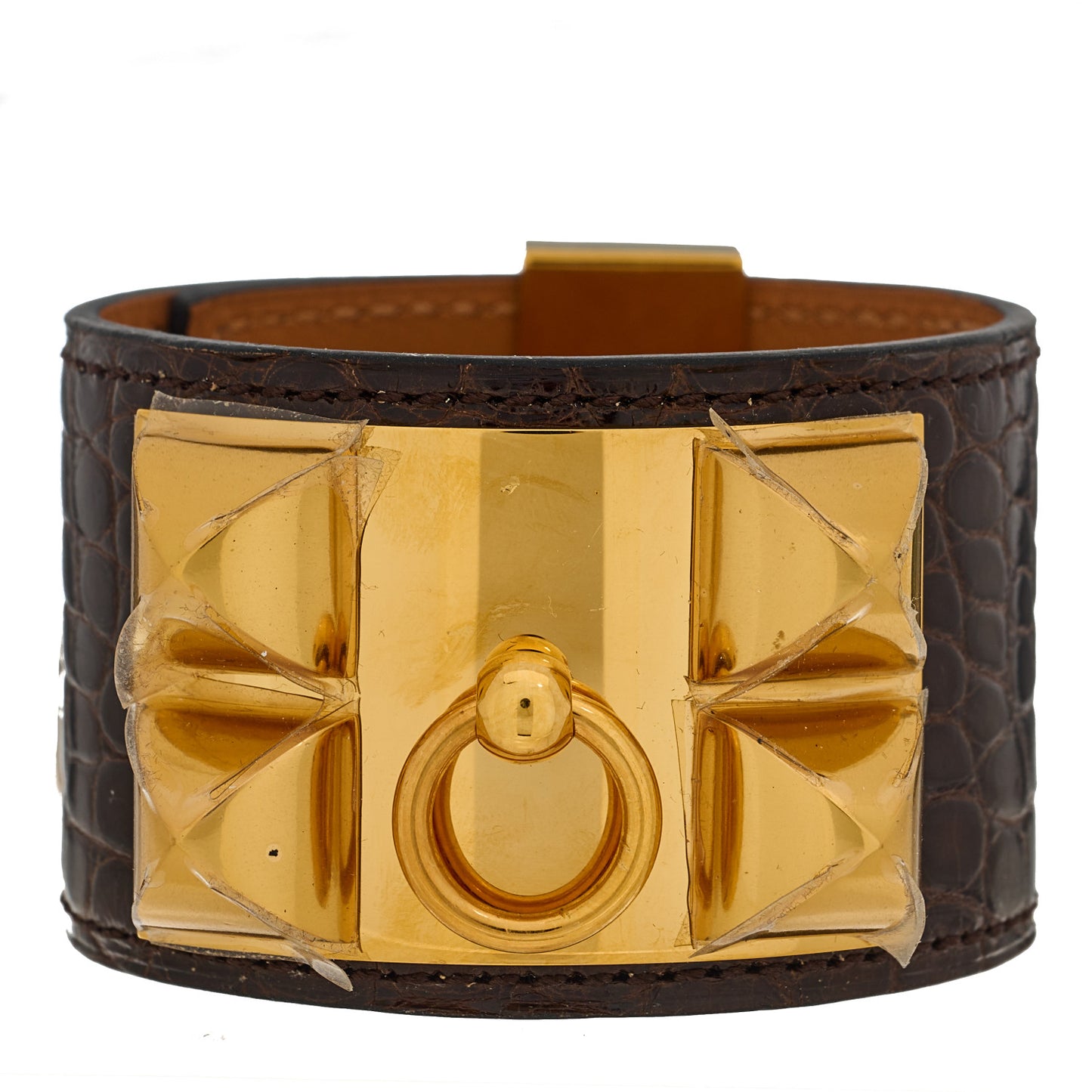 Shiny Alligator Collier De Chien CDC Bracelet S Havanne