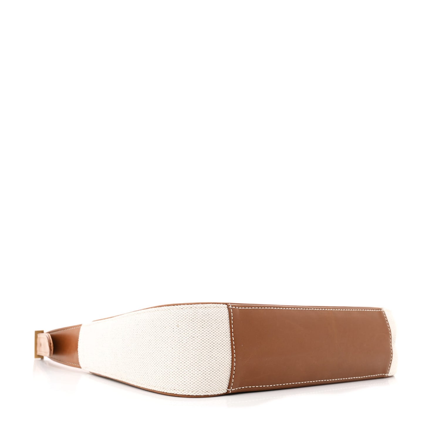 Smooth Calfskin Canvas Le 5 A 7 Hobo Natural Beige Brick