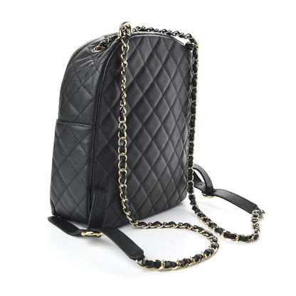 Chanel Caviar Quilted Medium Zip Around Backpack Black 2 of 9