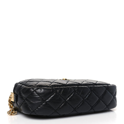 Chanel Aged Calfskin Quilted Mini Reissue Camera Case Black 4 of 9