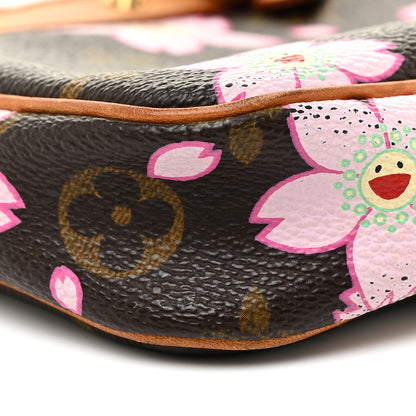 Louis Vuitton Monogram Cherry Blossom Pochette Accessories Brown 8 of 25