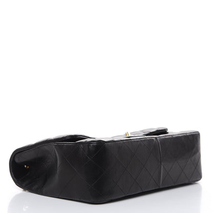Chanel Lambskin Quilted Jumbo Single Flap Black 4 of 15