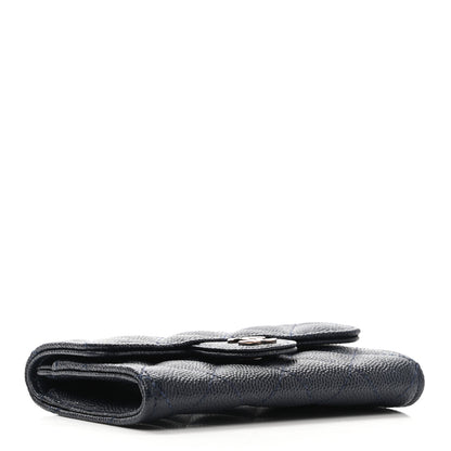 Chanel Caviar Quilted Flap Card Holder Wallet 4 of 8