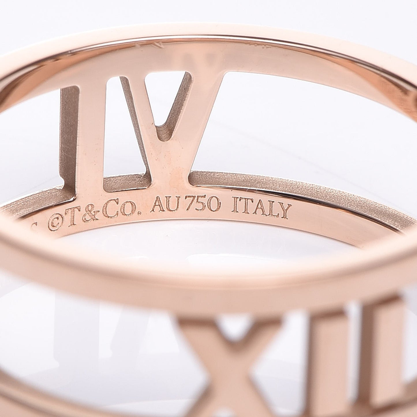 18K Rose Gold Atlas Open Ring 53 6.5