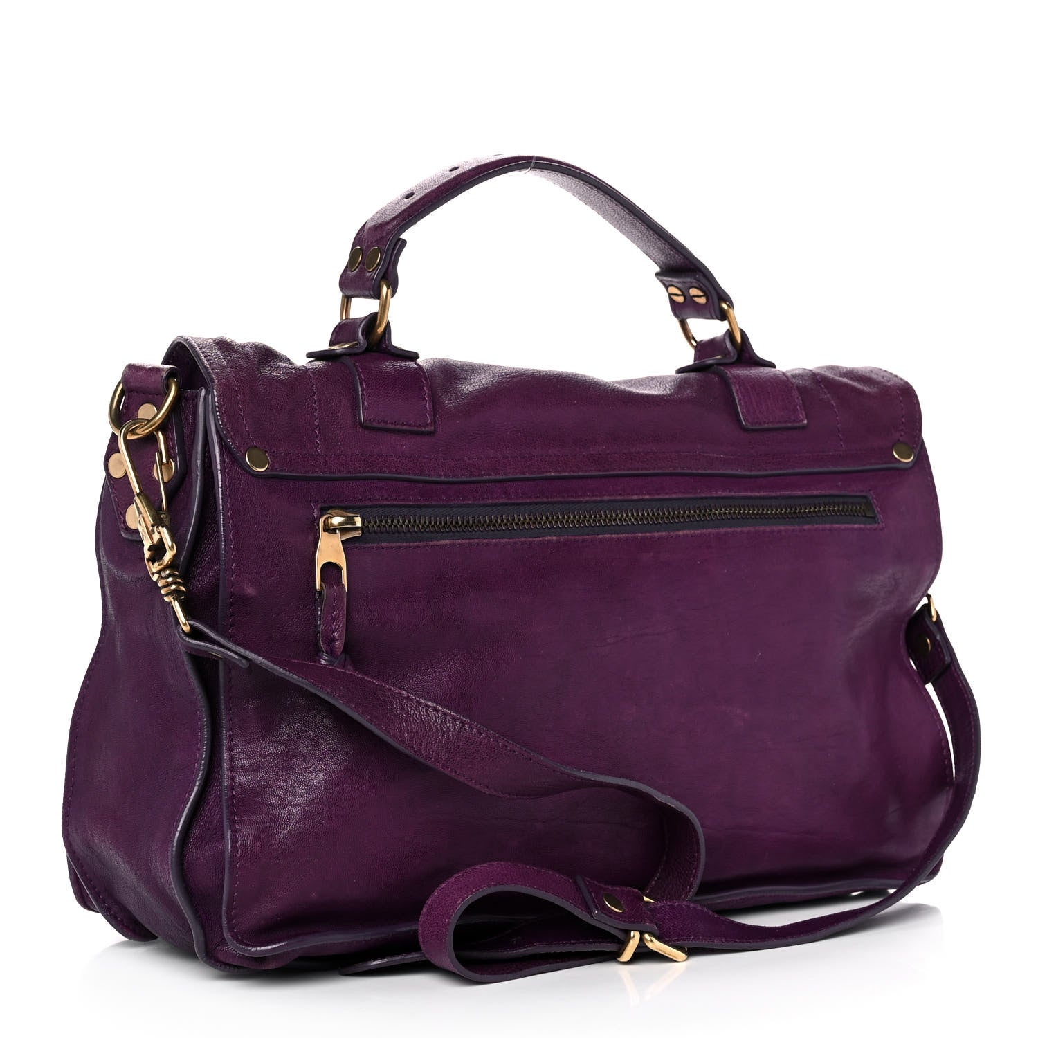 Proenza Schouler Lambskin Medium PS1 Satchel Veruca Salt 3 of 12