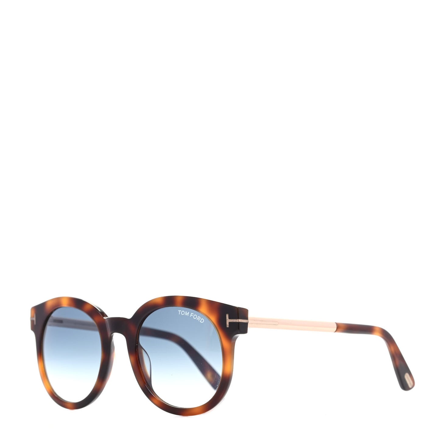 Janina Round Sunglasses TF435 Tortoise
