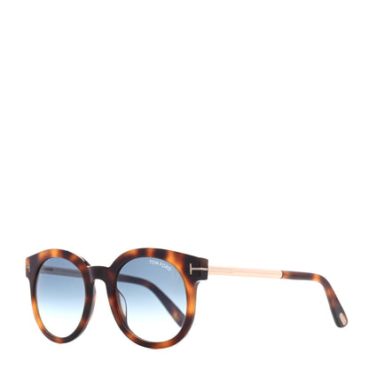 Tom Ford Janina Round Sunglasses TF435 Tortoise 1 of 8