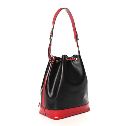 Louis Vuitton Epi Bi-Color Noe Castillan Red Black 3 of 11