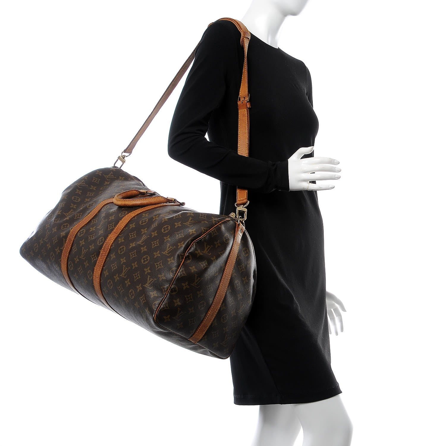 Louis Vuitton Monogram Keepall Bandouliere 55 12 of 12