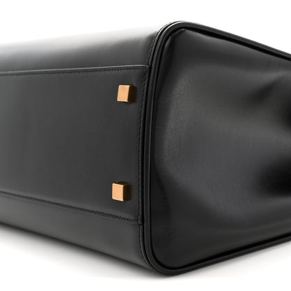 Saint Laurent Smooth Calfskin Manhattan North South Shopper Tote Black 10 of 11