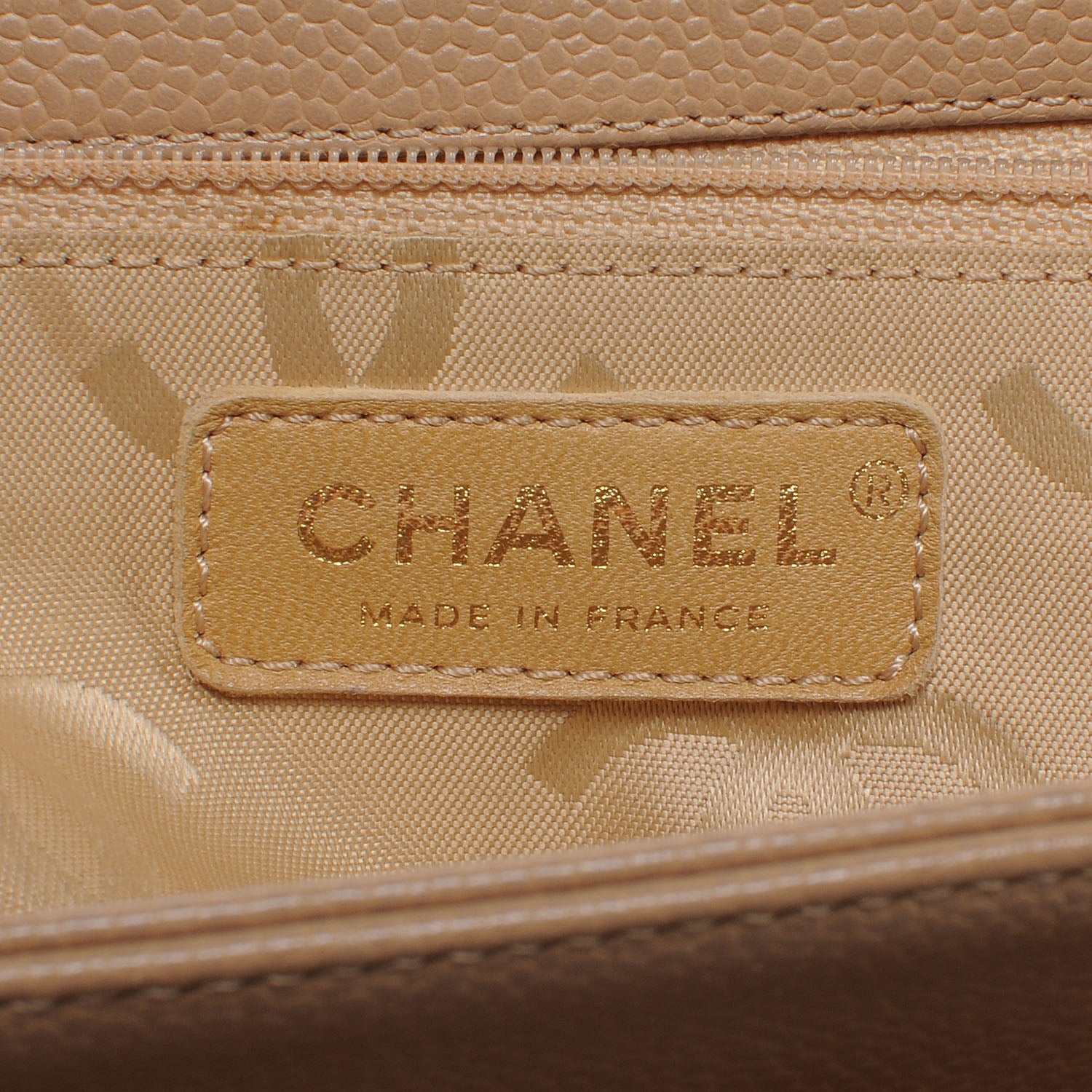 Chanel Caviar Shopper Tote Beige 6 of 7