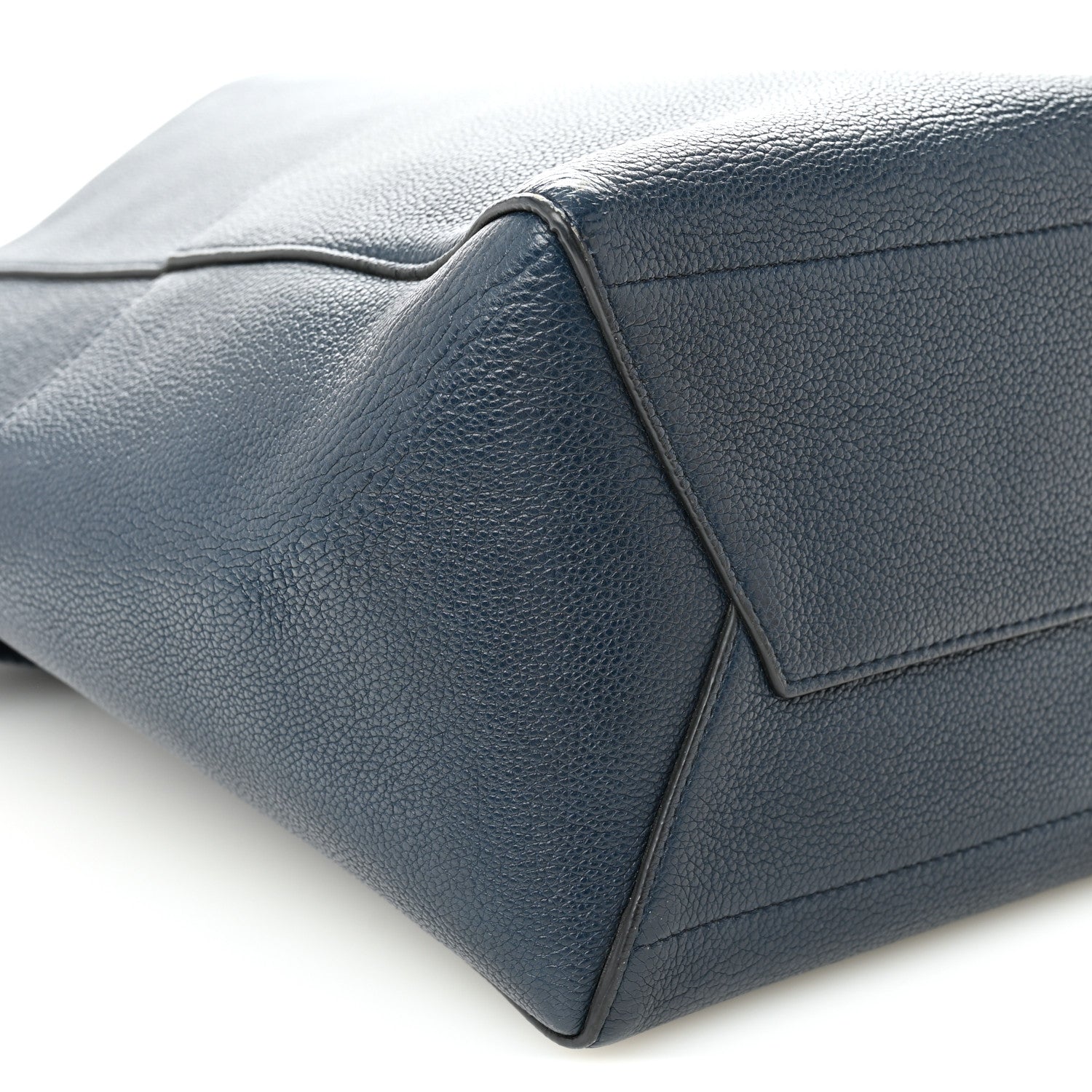 Celine Goatskin Sangle Bucket Bag Blue 8 of 11
