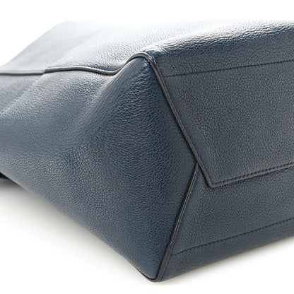 Celine Goatskin Sangle Bucket Bag Blue 8 of 11