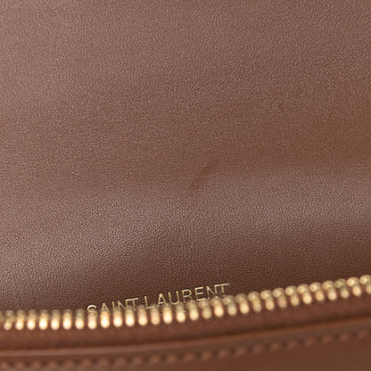 Saint Laurent Smooth Calfskin Classic Monogram Kate Tassel Chain Wallet Brown 9 of 13