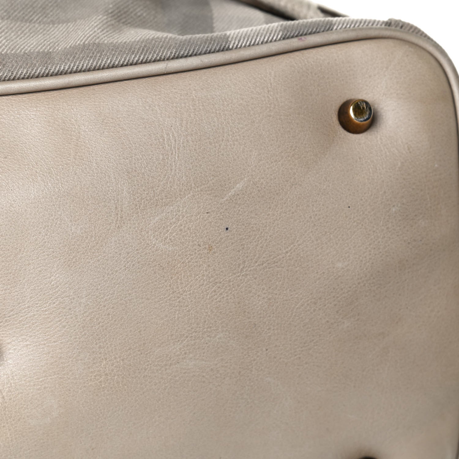 Burberry Canvas House Check Parsons Satchel Light Beige 16 of 18